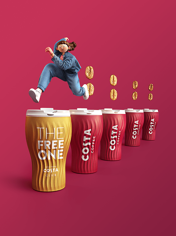 Buy 4 get 1 free with reusable cups